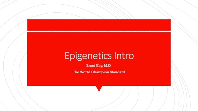 Epigenetics Intro