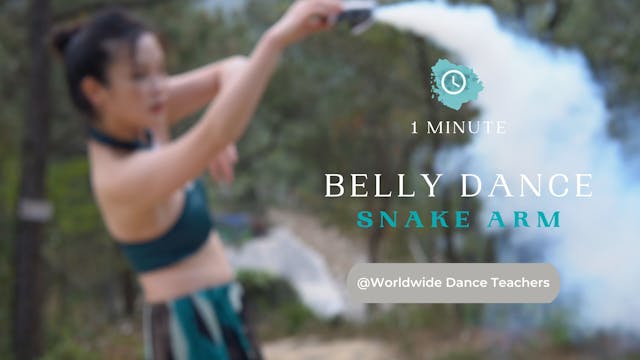 Belly dance Skill: Snake arm training