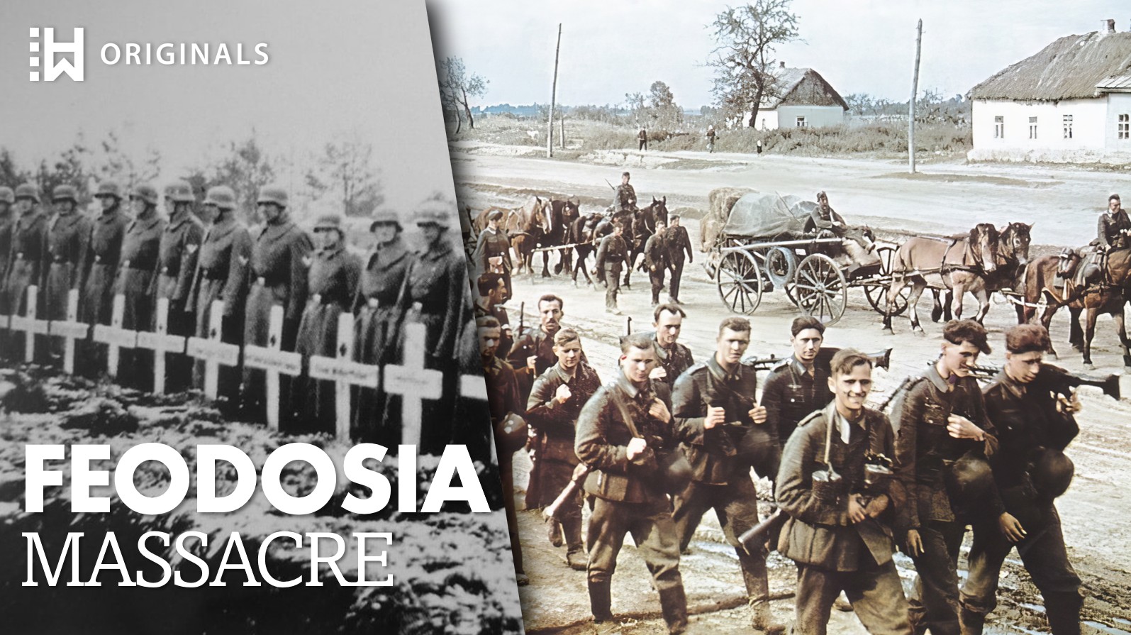 Massacre of 160 Nazi Soldiers by Soviets: Feodosia 1941