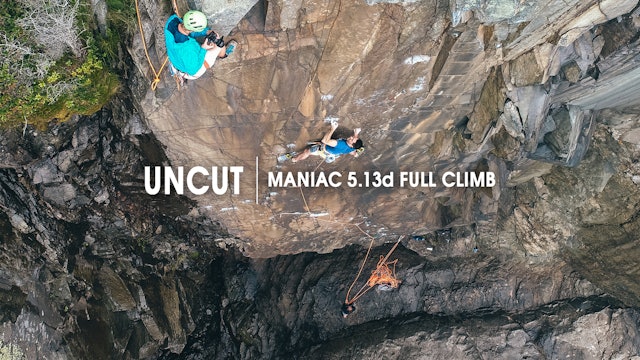 Uncut: Maniac 5.13d Full Climb, Michael Larson