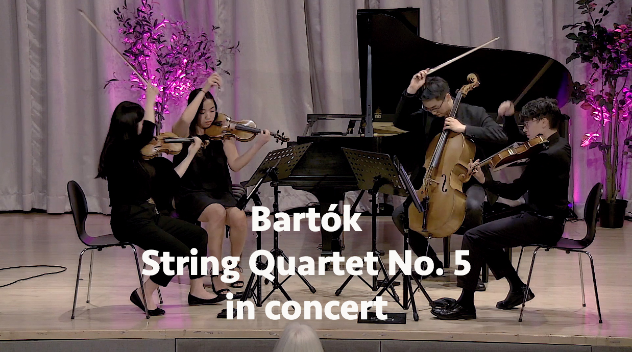 Bartók: String Quartet No. 5 from New York