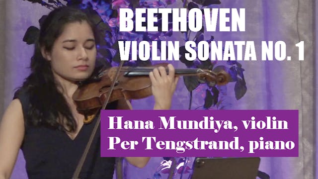 Beethoven Violin Sonata No 1