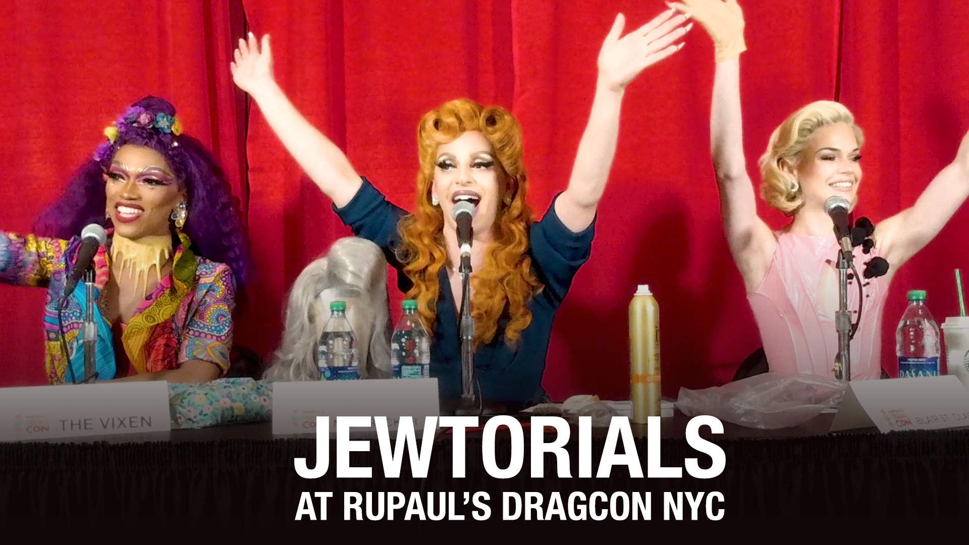JewTorials Panel w/ Miz Cracker, Blair St. Clair, The Vixen at RuPuals DragConNY