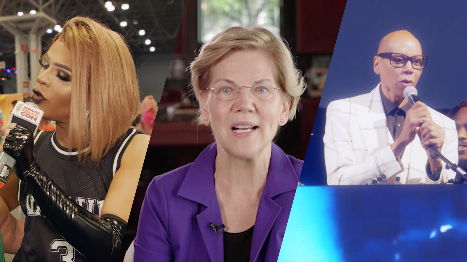 Can't Miss Moments w/ RuPaul, Vanjie, & Elizabeth Warren: RuPaul's DragCon NYC