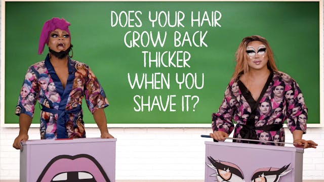 Does Your Hair Grow Back Thicker When...