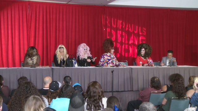 Bob The Drag Queen, Peaches Christ & Jackie Beat at RuPaul's Drag Con 2016 "Drag Queens of Comedy"