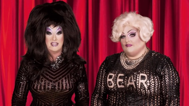 Peaches Christ and Lady Bear