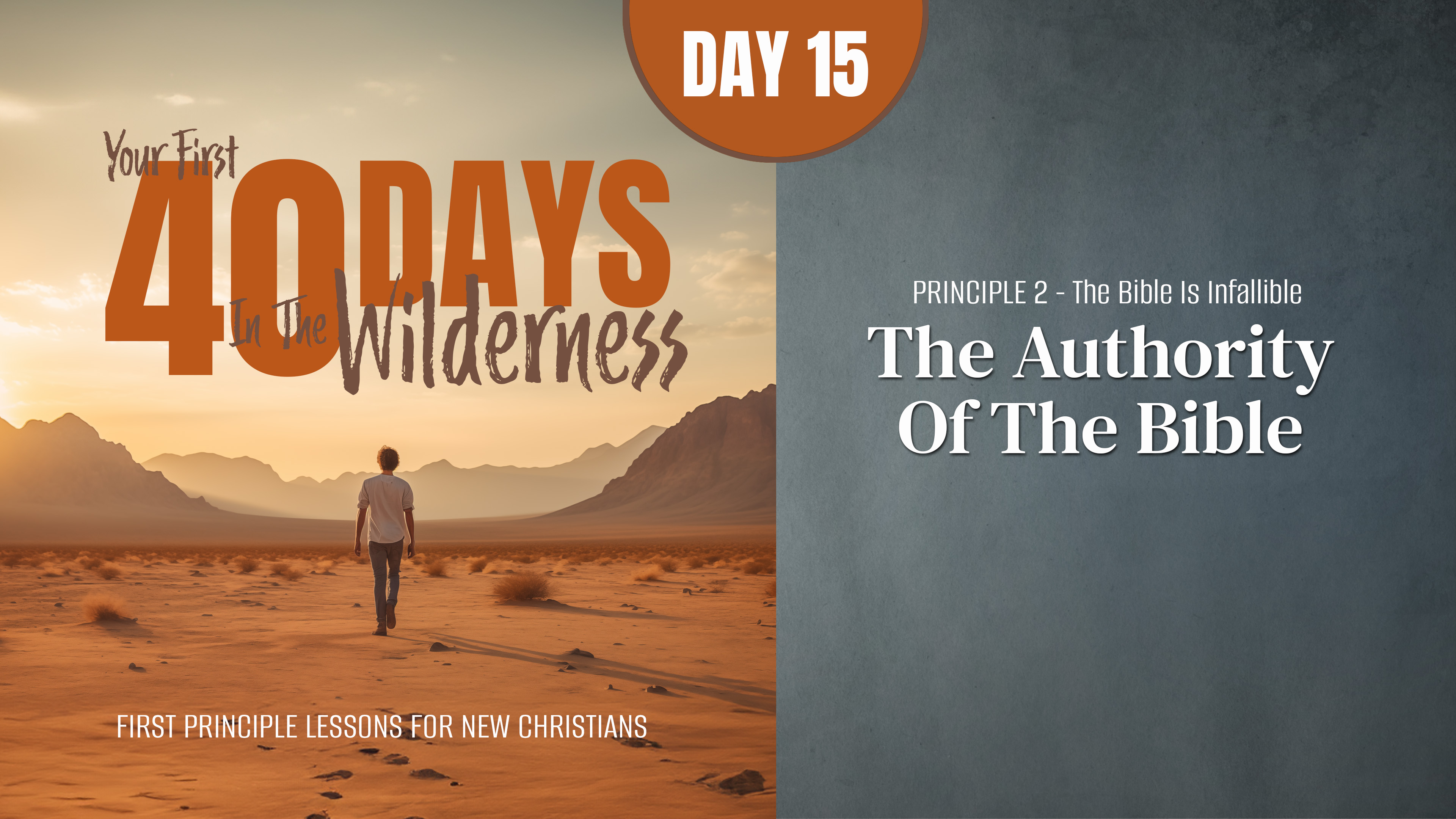 Day 15: The Authority of the Bible