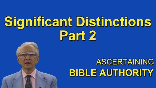 4. Significant Distinctions Part 2 | ...