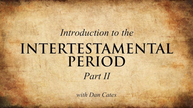 Introduction to the Intertestamental ...