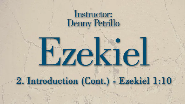 Ezekiel: Lesson 2