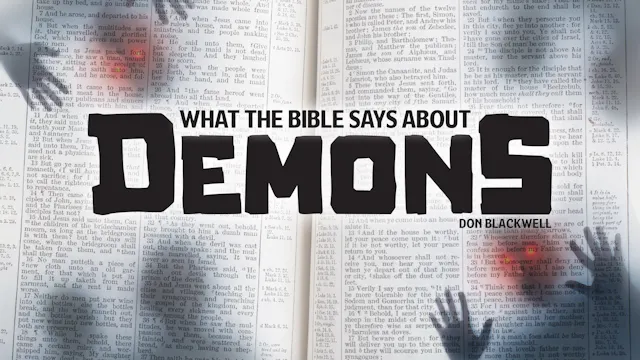 What the Bible Says About Demons