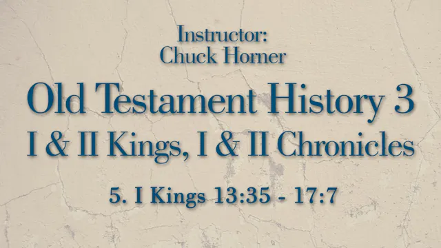 Old Testament History 3: Lesson 5