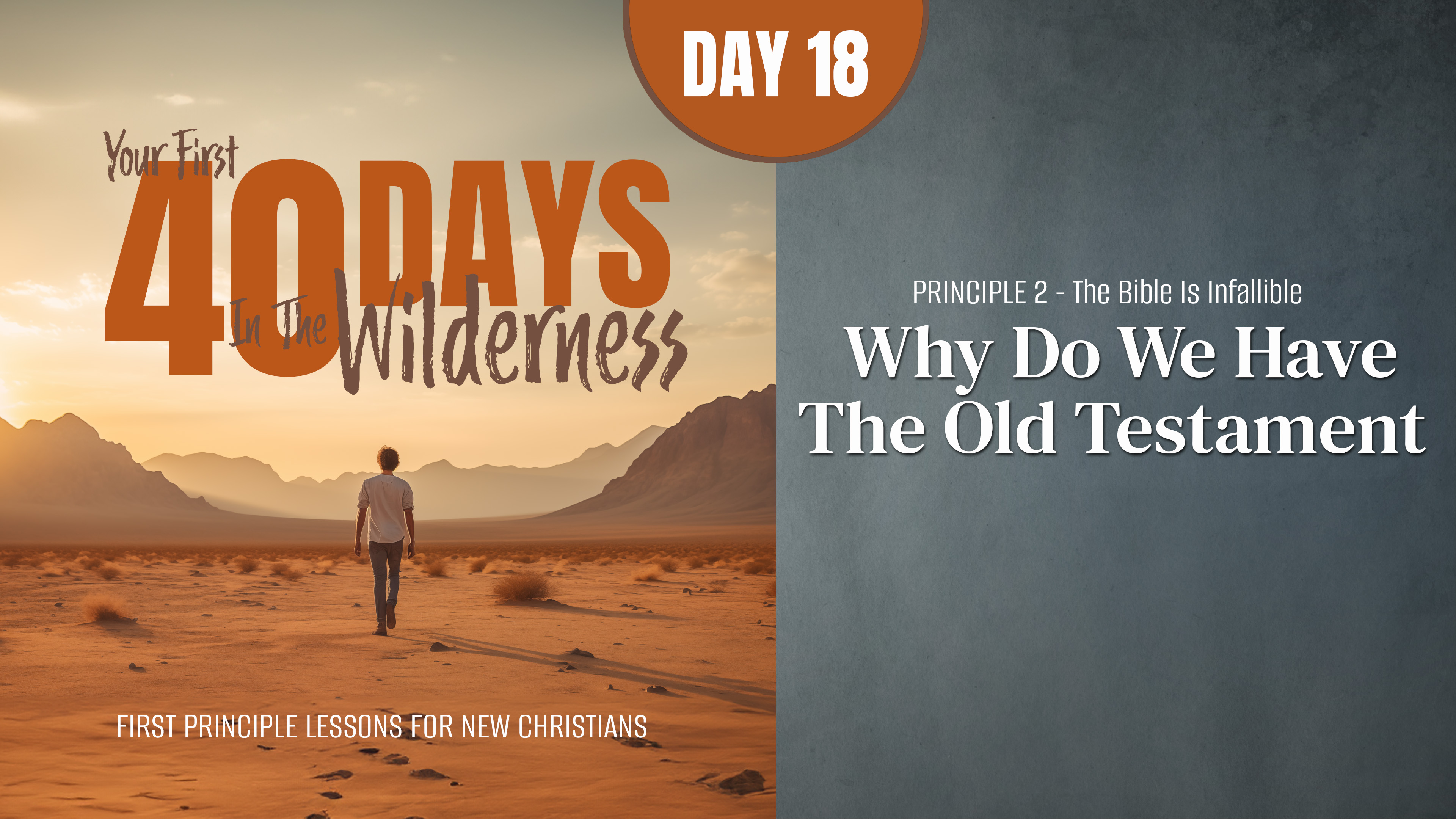 Day 18: Why Do We Have the Old Testament?