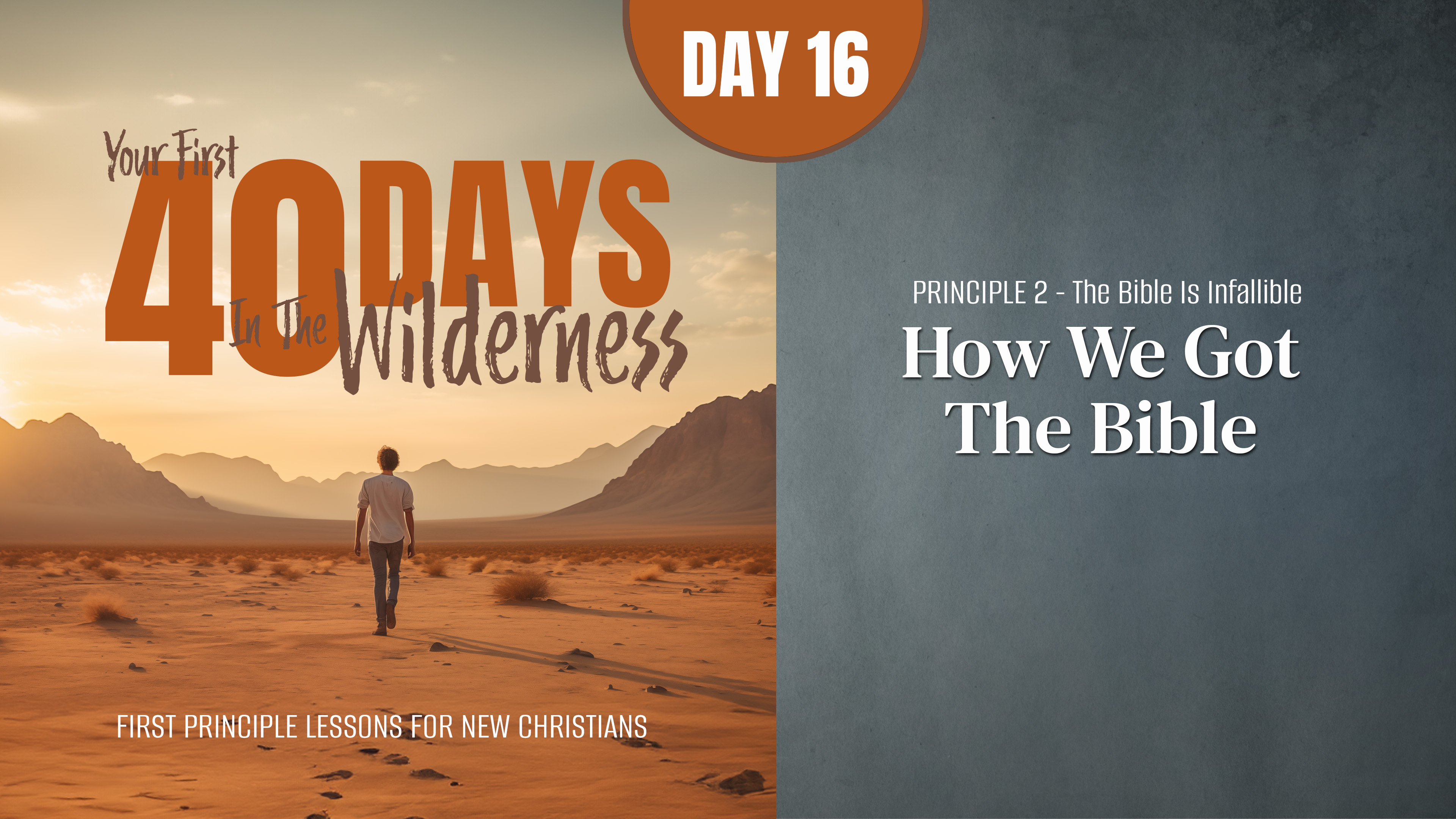 Day 16: How We Got the Bible