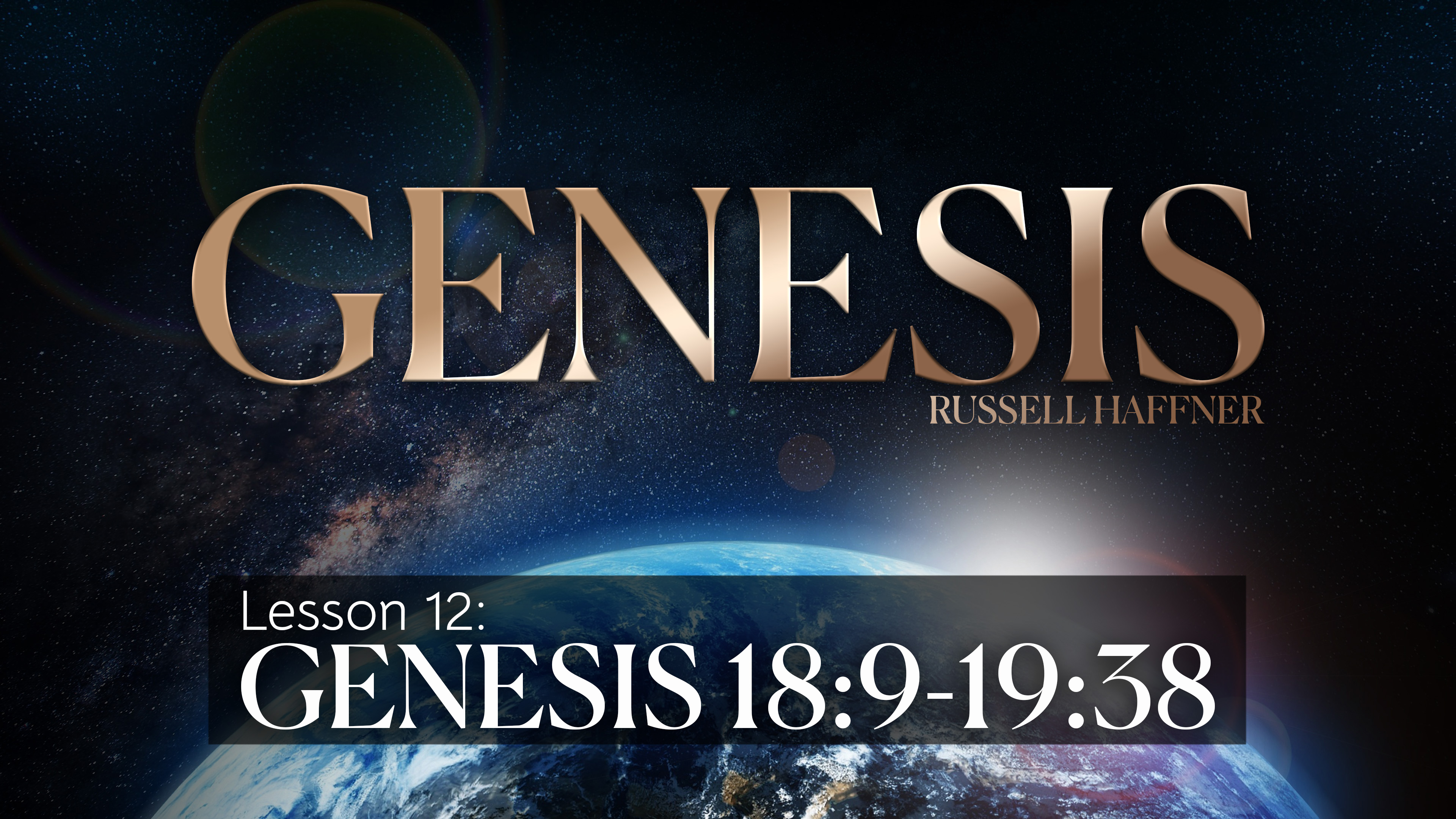 Lesson 12 | Genesis