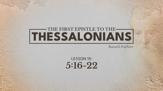 Lesson 15 | 1 Thessalonians