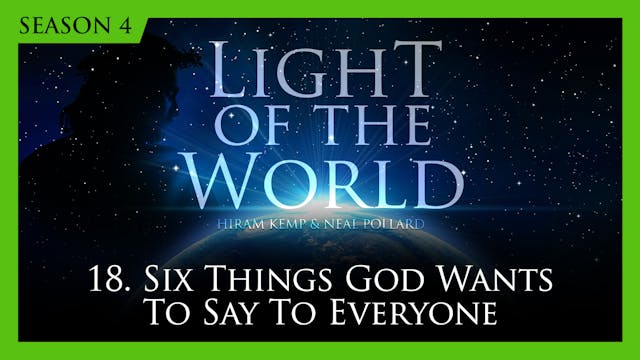 18. Six Things God Wants to Say to Ev...