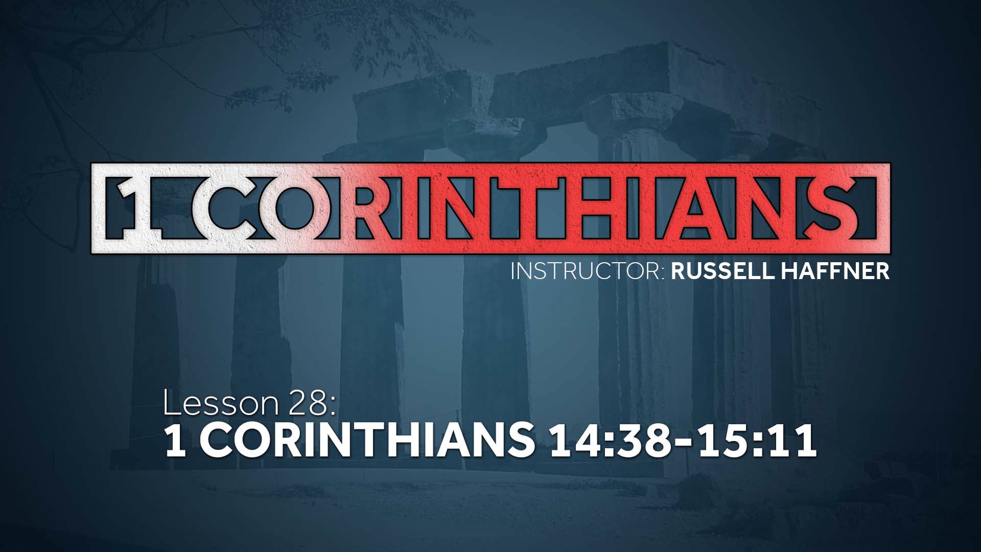Lesson 28 | 1 Corinthians