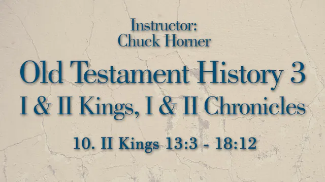 Old Testament History 3: Lesson 10