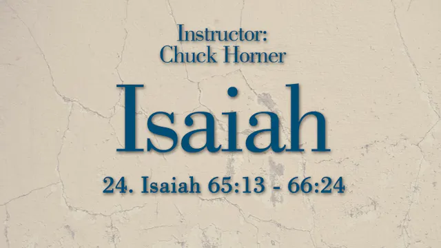 Isaiah: Lesson 24