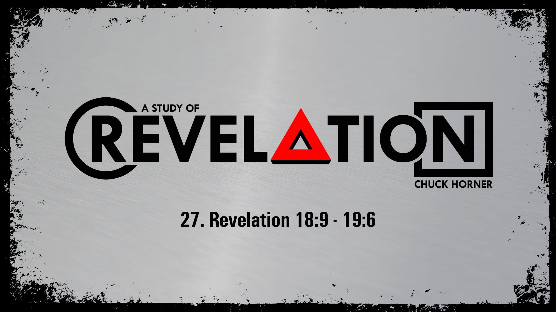 Revelation: Lesson 27