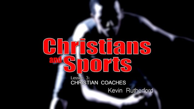 3. Christian Coaches | Christians and...