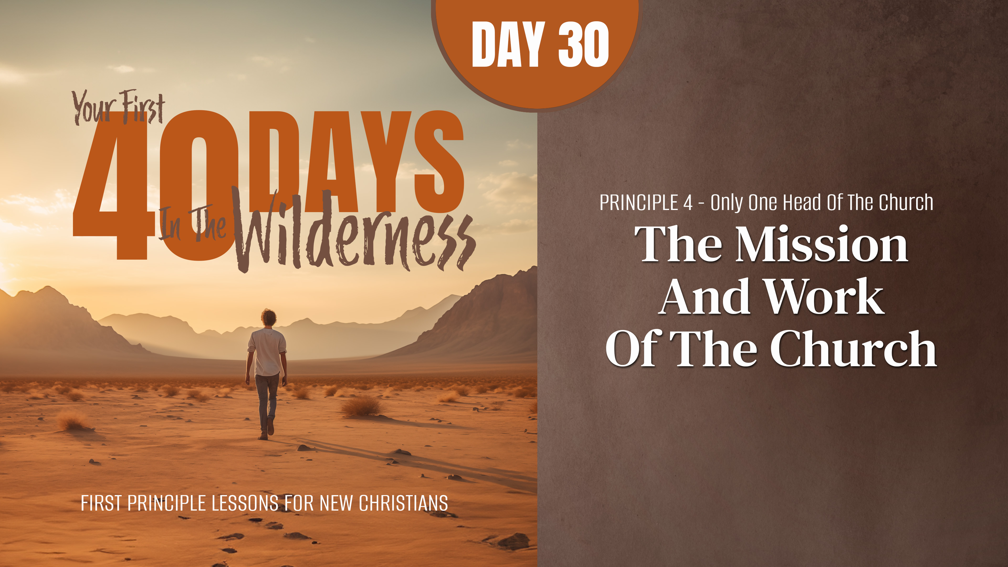 Day 30: The Mission and Work of the Church