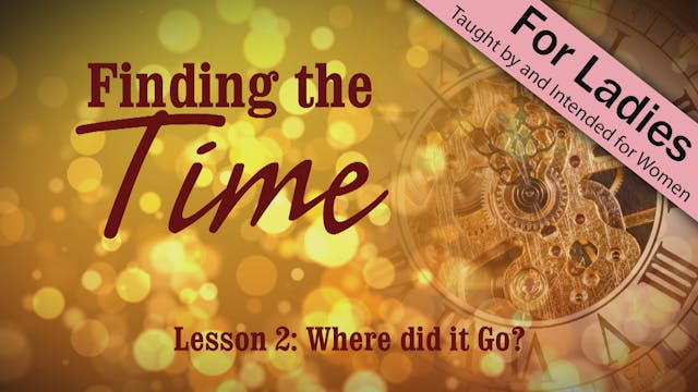 Finding the Time - Lesson 2: Where Di...