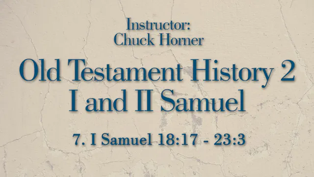 Old Testament History 2: Lesson 7