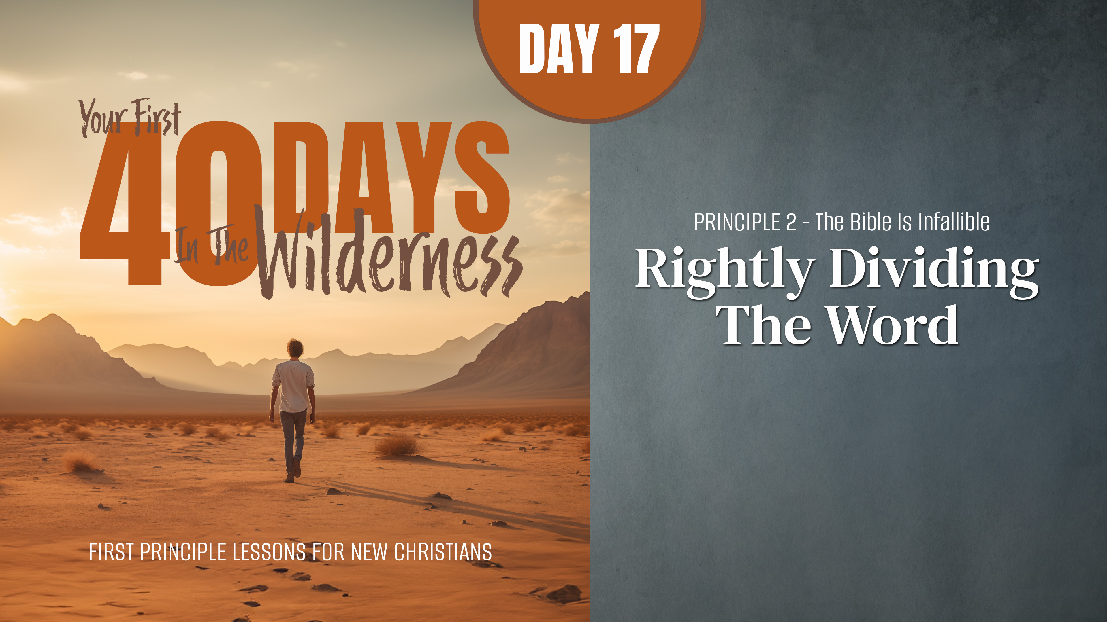 Day 17: Rightly Dividing the Word