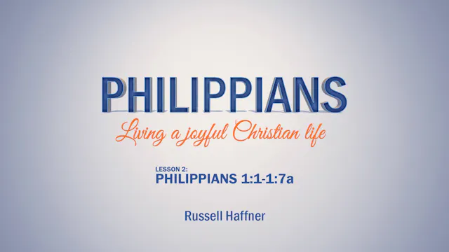 Philippians: Lesson 2
