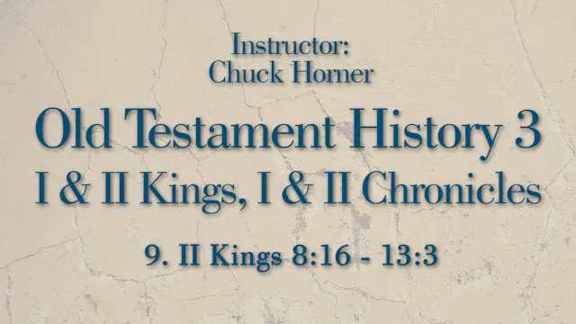 Old Testament History 3: Lesson 9