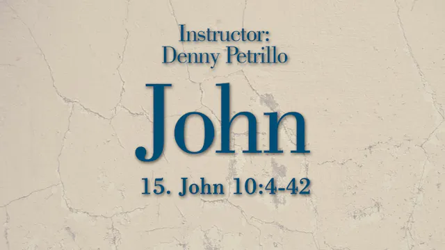 John: Lesson 15