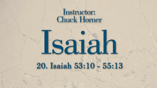 Isaiah: Lesson 20