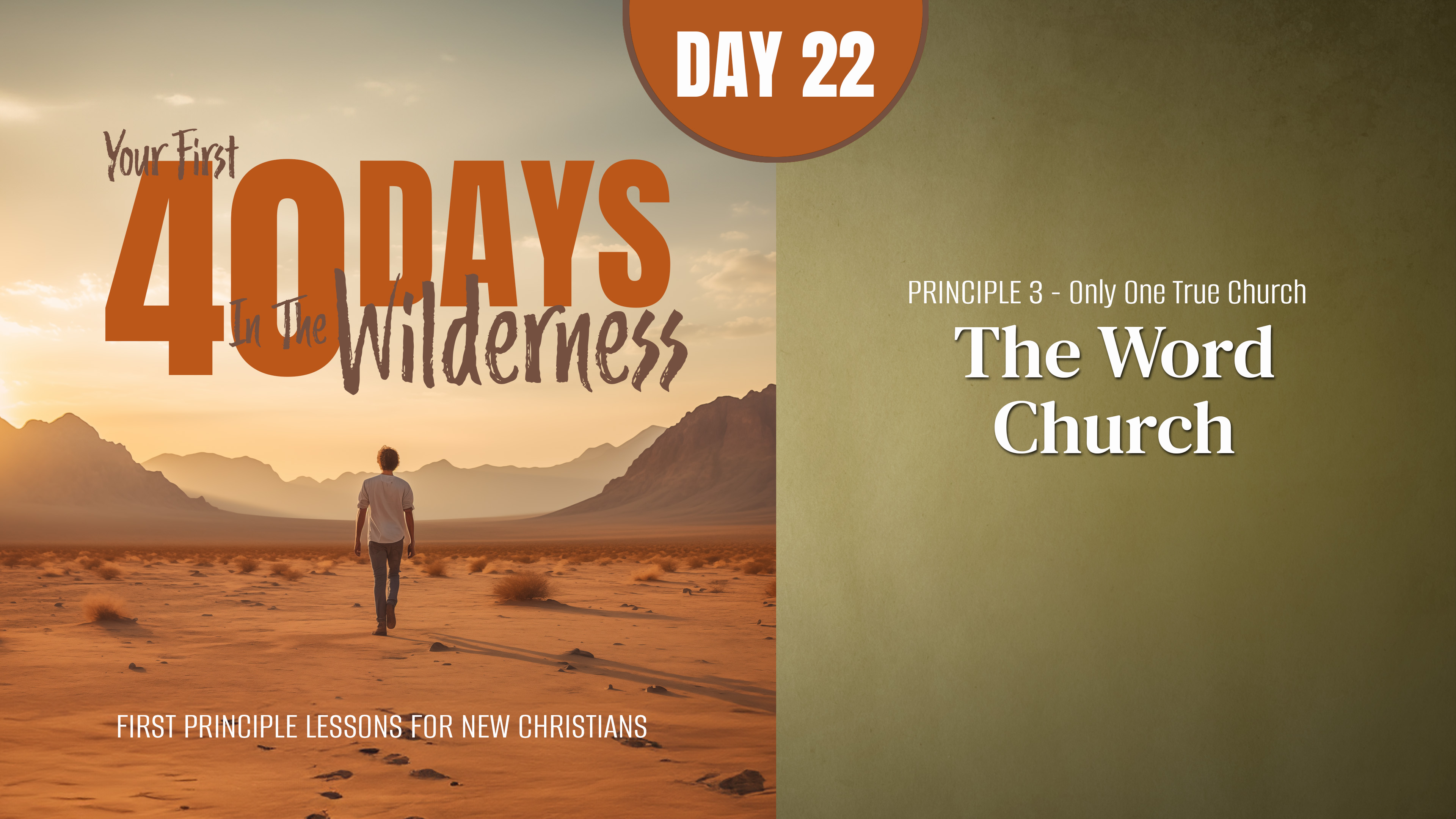 Day 22: The Word Church