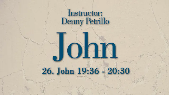 John: Lesson 26