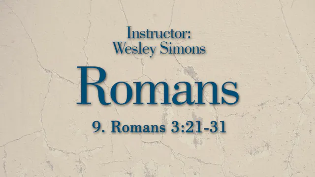 Romans: Lesson 9