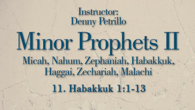 Minor Prophets 2: Lesson 11