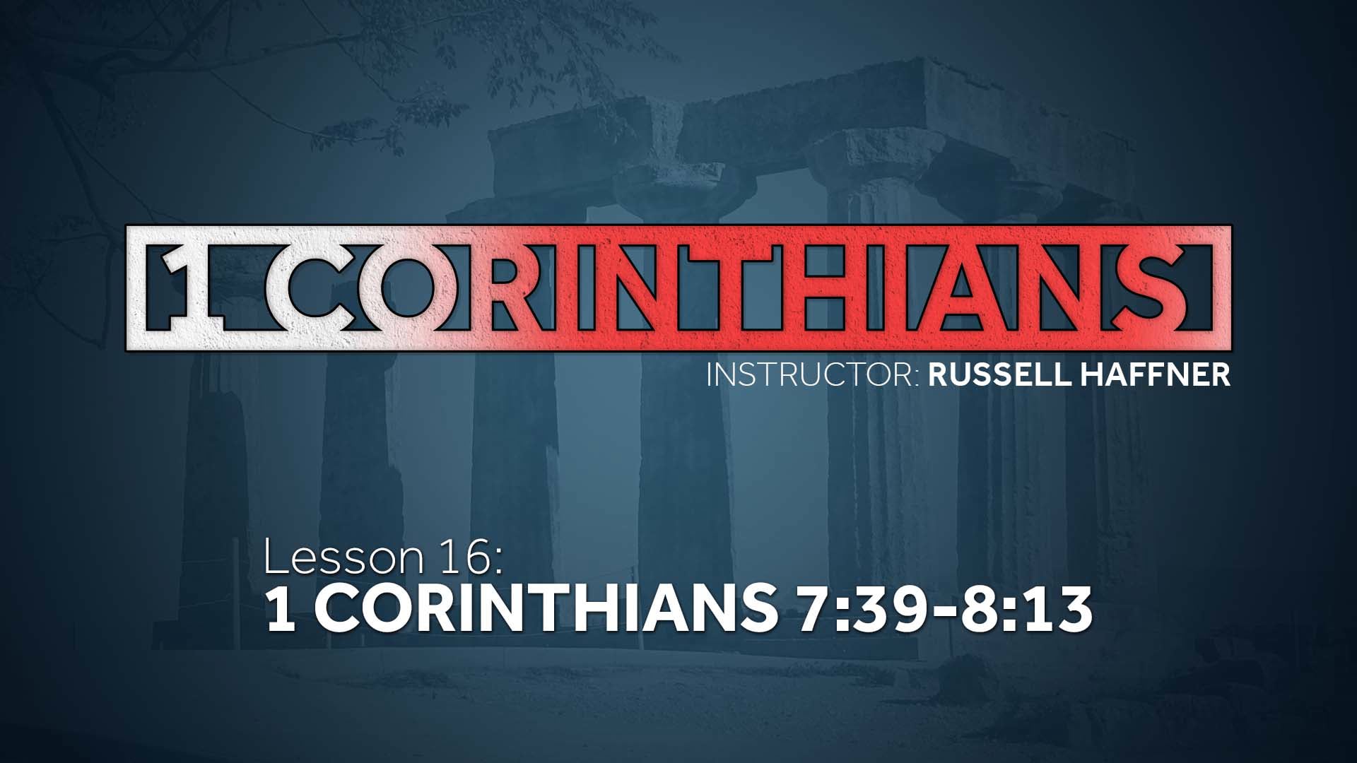 Lesson 16 | 1 Corinthians
