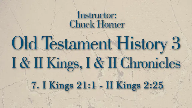 Old Testament History 3: Lesson 7