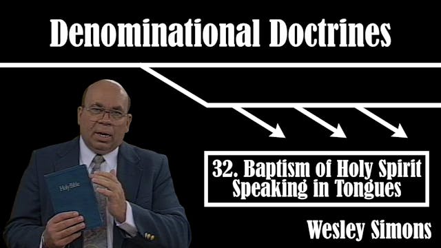 32. Baptism Of Holy Spirit; Speaking ...
