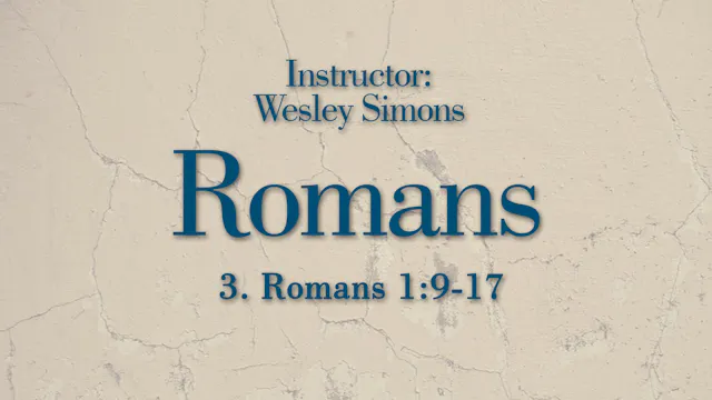 Romans: Lesson 3