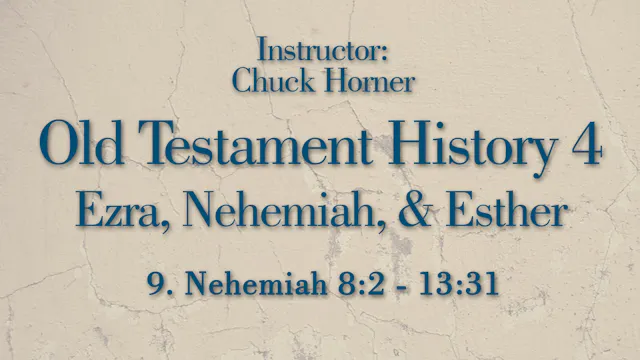 Old Testament History 4: Lesson 9