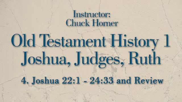 Old Testament History 1: Lesson 4