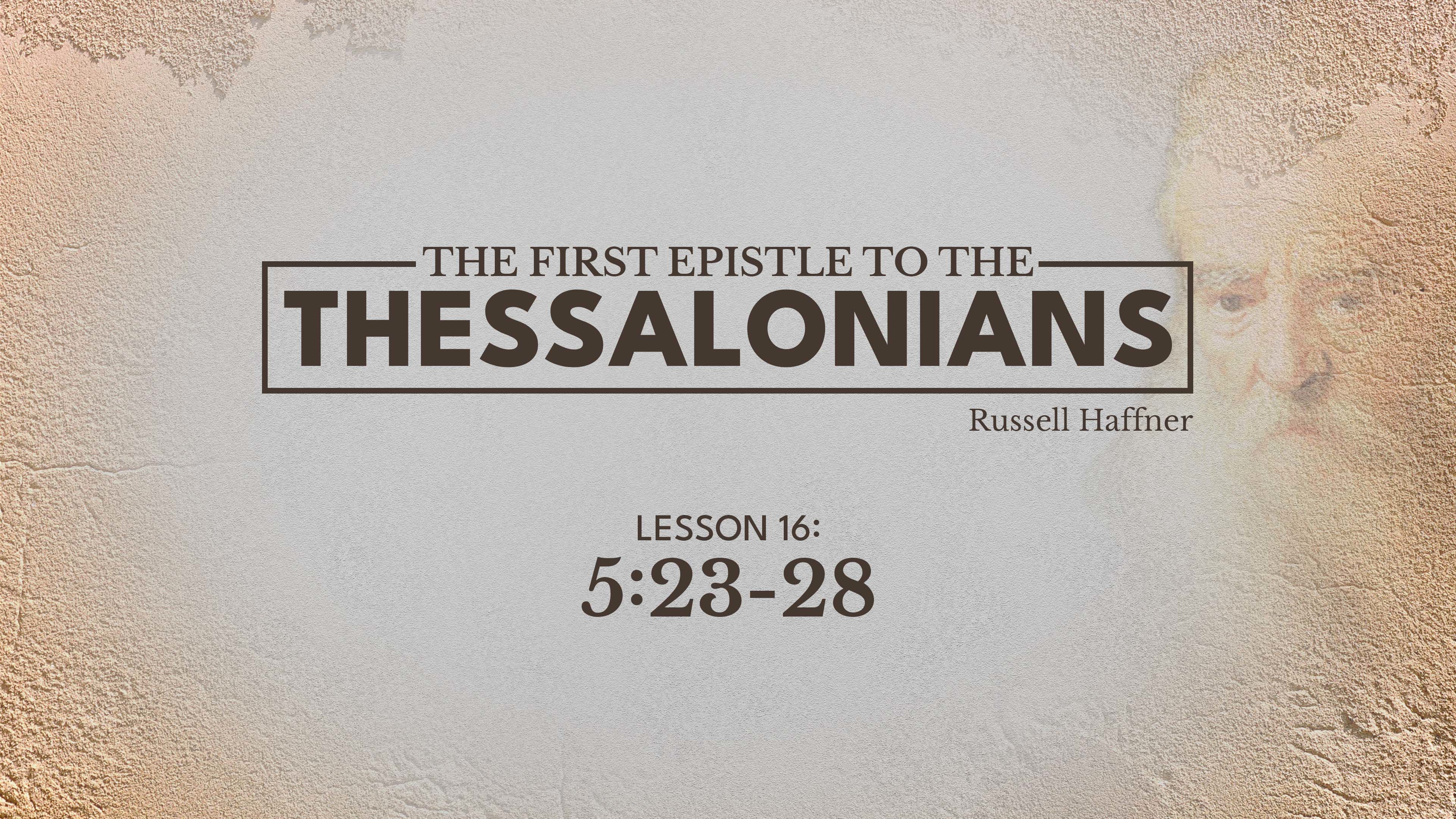 Lesson 16 | 1 Thessalonians