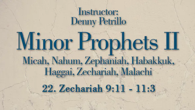 Minor Prophets 2: Lesson 22