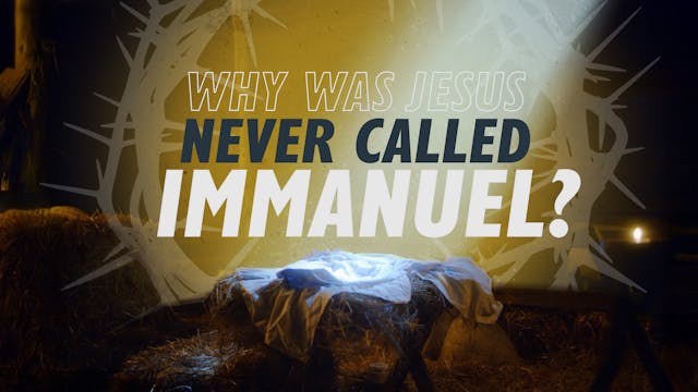 Why Was Jesus Never Called Immanuel? ...