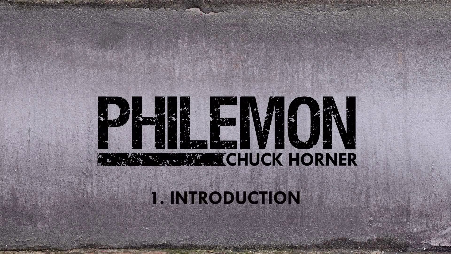 Philemon: Lesson 1