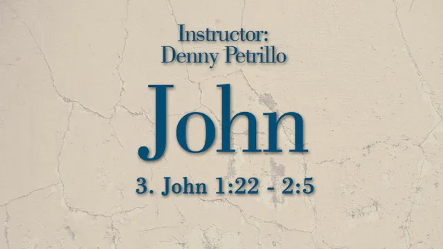 John: Lesson 3